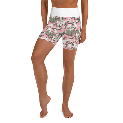 PINK CAMOFLAUGE (Yoga Shorts)