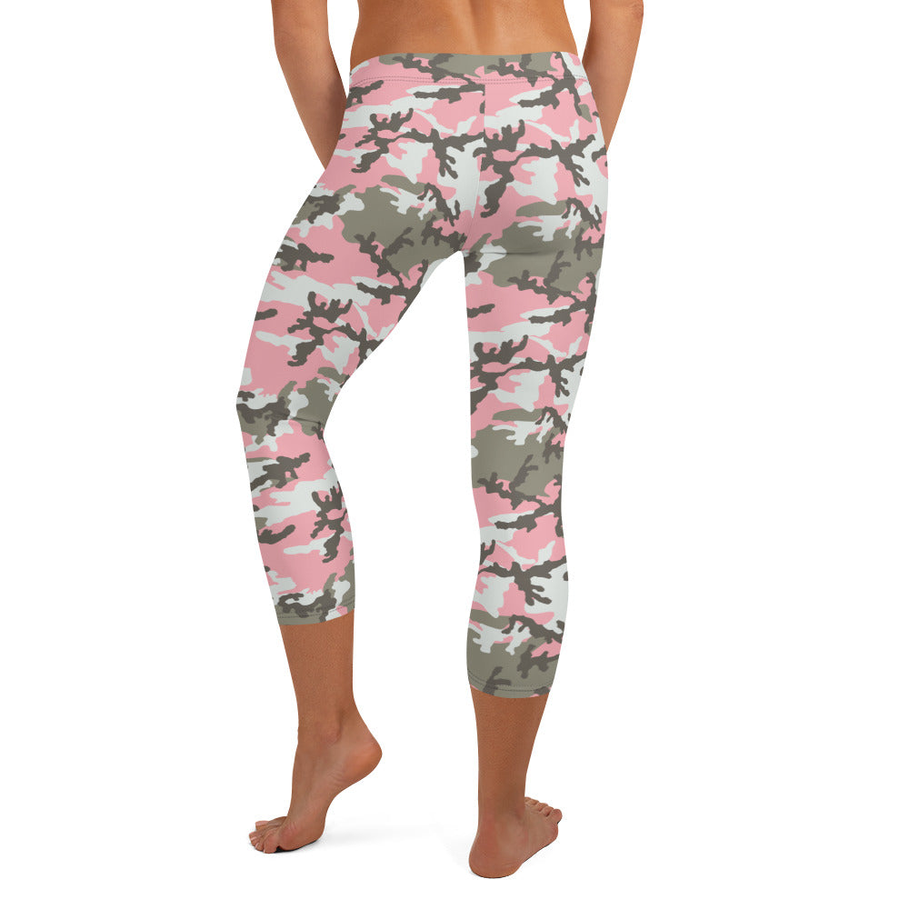 PINK CAMOFLAUGE (Capri-Leggings)