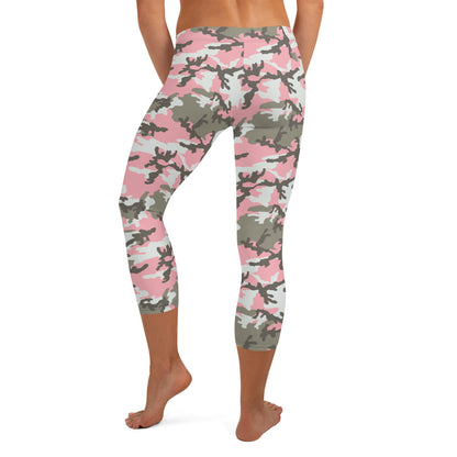 PINK CAMOFLAUGE (Capri-Leggings)