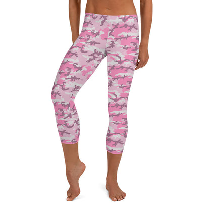 PINK CAMOFLAUGE (Capri-Leggings)