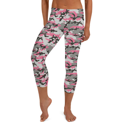 PINK CAMOFLAUGE (Capri-Leggings)