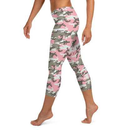 PINK CAMOFLAUGE (Capri-Leggings)