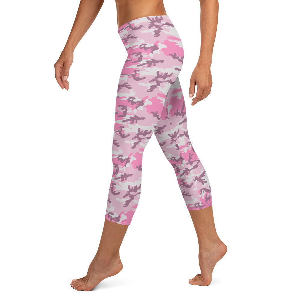 PINK CAMOFLAUGE (Capri-Leggings)