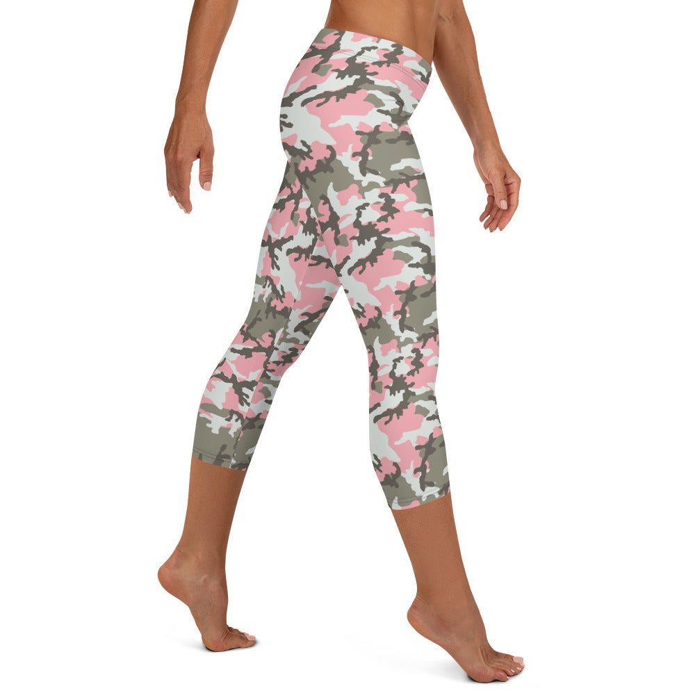 PINK CAMOFLAUGE (Capri-Leggings)