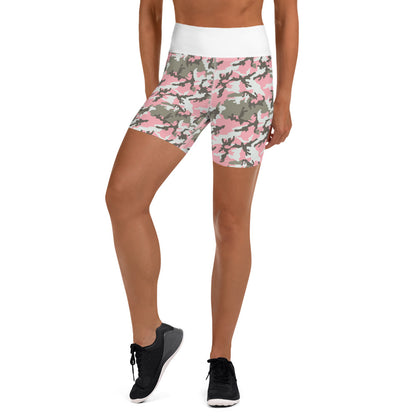 PINK CAMOFLAUGE (Yoga Shorts)