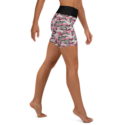 PINK CAMOFLAUGE (Yoga Shorts)